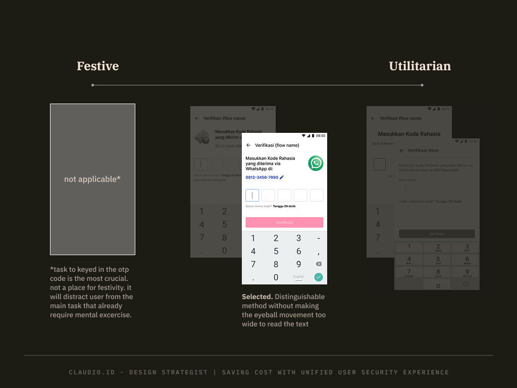 do not overdesign