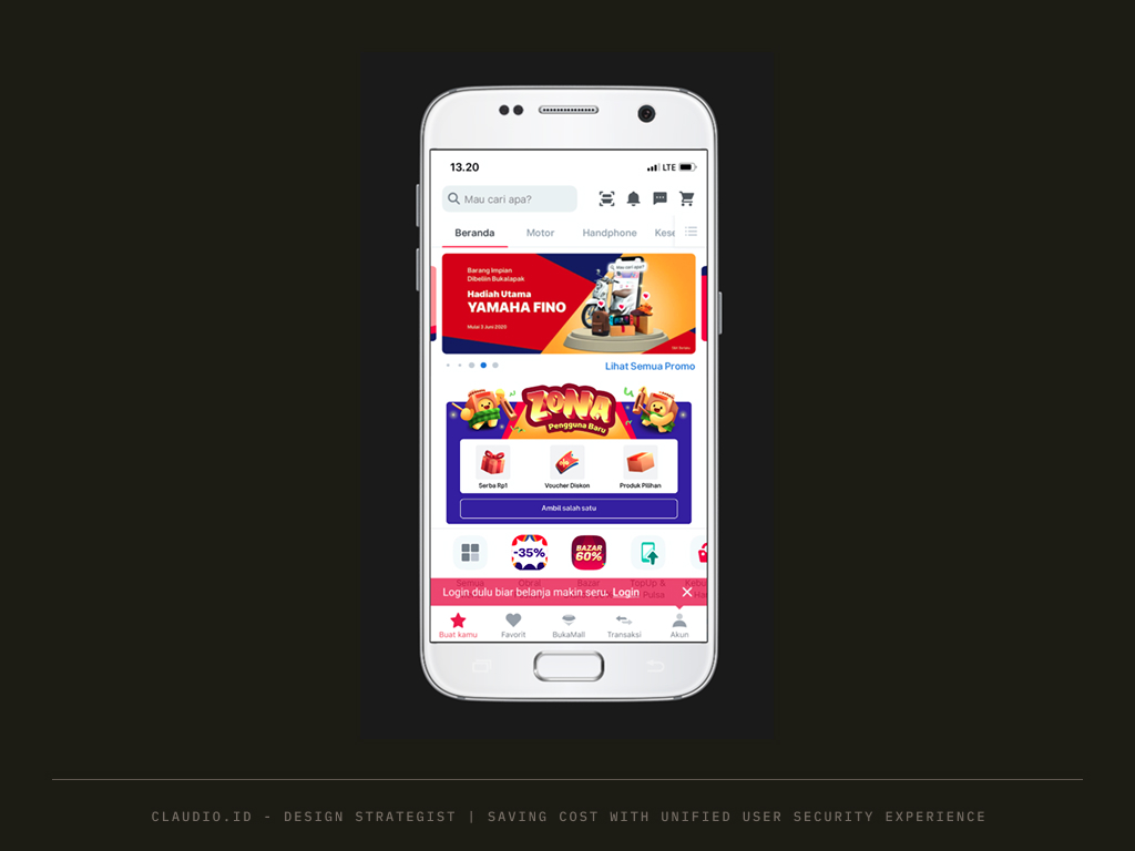 demo login prototype to use OTP